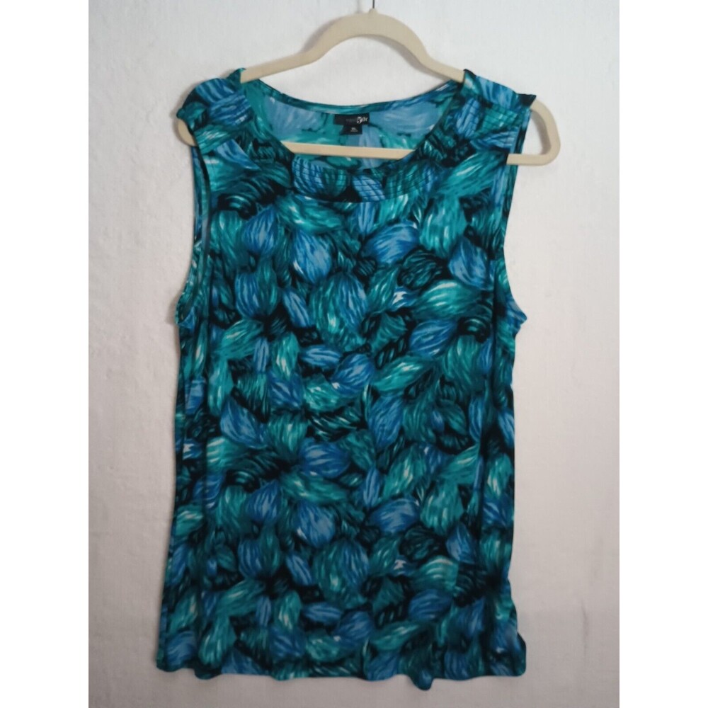 East 5th women's Blouse  Size XL Green Sleeveless
